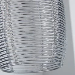 Cigar Wire Silver Easy Fit Pendant Shade 8 Cigar Wire Silver Easy Fit Pendant Shade -Home Lighting Store 1000011016 alt02