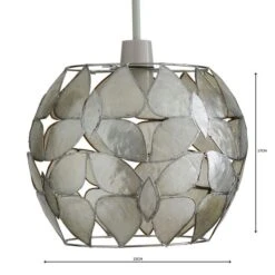 Butterfly Capiz Easy Fit Pendant Shade -Home Lighting Store 1000018784 alt04