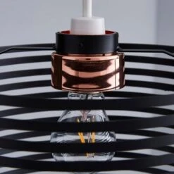 Kiel Black Easy Fit Pendant Shade 9 Kiel Black Easy Fit Pendant Shade -Home Lighting Store 1000093328 alt02