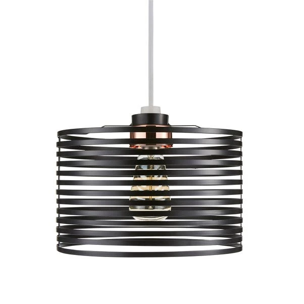 Kiel Black Easy Fit Pendant Shade 6 Kiel Black Easy Fit Pendant Shade - Image 4