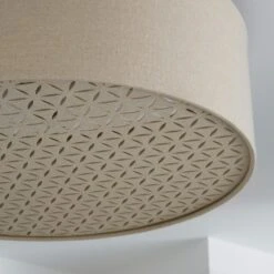 Kirsty Shade Taupe Flush Ceiling Light 8 Kirsty Shade Taupe Flush Ceiling Light -Home Lighting Store 1000119785 alt02