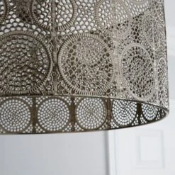 Manila Nickel Easy Fit Pendant Shade -Home Lighting Store 1000119856 alt02