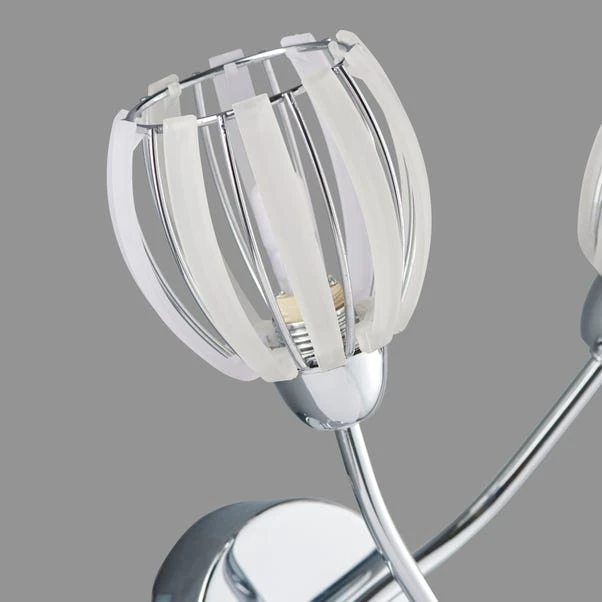 Rosa 2 Light Chrome Wall Light 6 Rosa 2 Light Chrome Wall Light - Image 4