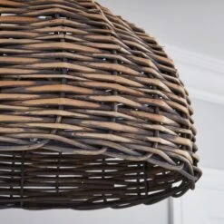 Lari Split Weave Grey Easy Fit Pendant Shade -Home Lighting Store 1000139117 alt02