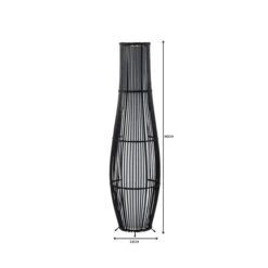 Alec Natural Cane Black Floor Lamp -Home Lighting Store 1000149078 alt06