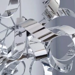 Iris Ribbon Chrome Easy Fit Pendant -Home Lighting Store 1000149095 alt02