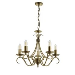Vogue Bernice Candelabra 5 Light Chandelier 19 Vogue Bernice Candelabra 5 Light Chandelier -Home Lighting Store 1000156381 alt01