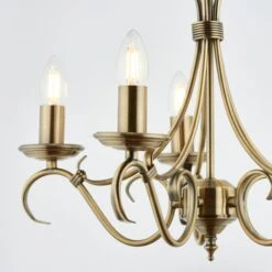 Vogue Bernice Candelabra 5 Light Chandelier 20 Vogue Bernice Candelabra 5 Light Chandelier -Home Lighting Store 1000156381 alt02