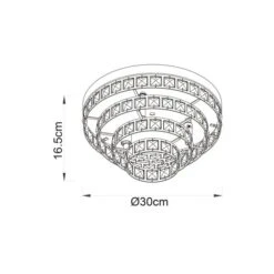 Vogue Motown 4 Light Jewel Flush Ceiling Light -Home Lighting Store 1000156384 alt05