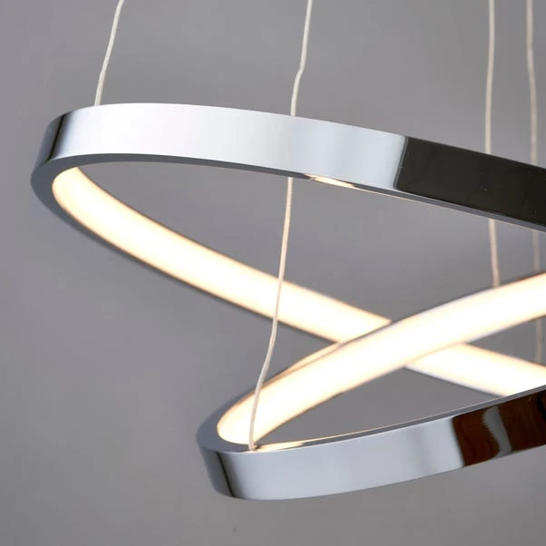 Vogue Kline 2 Light Integrated LED Hoop Ceiling Light 10 Vogue Kline 2 Light Integrated LED Hoop Ceiling Light - Image 8