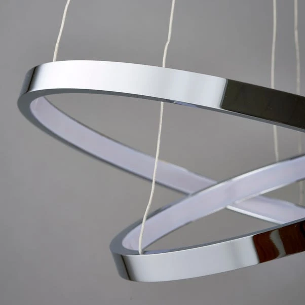 Vogue Kline 2 Light Integrated LED Hoop Ceiling Light 11 Vogue Kline 2 Light Integrated LED Hoop Ceiling Light - Image 9