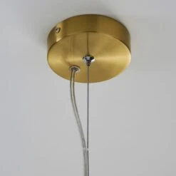Nour 3 Light Antique Brass Semi Flush Ceiling Light -Home Lighting Store 1000158452 alt03