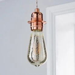 Dunelm 4W ST64 ES LED Crackle Bulb -Home Lighting Store 1000158629 alt03