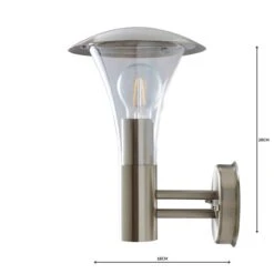 Grax Steel Outdoor Wall Light -Home Lighting Store 1000158749 alt04