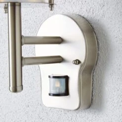 Derek PIR Sensor Glass Steel Outdoor Wall Light 11 Derek PIR Sensor Glass Steel Outdoor Wall Light -Home Lighting Store 1000158750 alt03