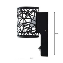 Pandora Black Outdoor Wall Light -Home Lighting Store 1000158751 alt04