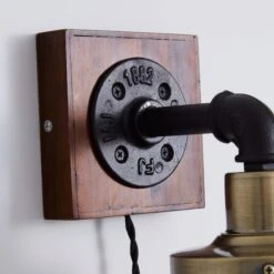 Milas Pipe Industrial Plug In Wall Light 12 Milas Pipe Industrial Plug In Wall Light -Home Lighting Store 1000158759 alt03