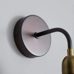 Marsden Antique Brass Industrial Wall Light -Home Lighting Store 1000158761 alt02