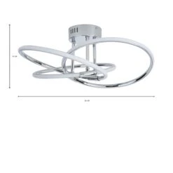 Rhona LED Semi Flush Ceiling Light -Home Lighting Store 1000169218 alt07