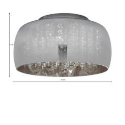 Seychelles Smoked Flush Ceiling Light -Home Lighting Store 1000169235 alt07