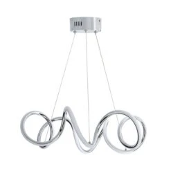 Skylar Curly LED Semi Flush Ceiling Light -Home Lighting Store 1000169238 alt04
