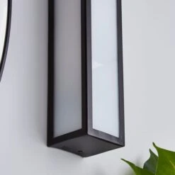 Fletcher Boxed Bathroom Wall Light Black 10 Fletcher Boxed Bathroom Wall Light Black -Home Lighting Store 1000182535 alt02