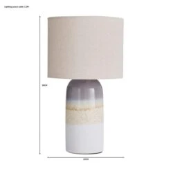 Audre Ceramic Glaze Table Lamp -Home Lighting Store 1000182852 alt07