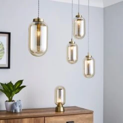 Safi Mesh Antique Brass Pendant Light -Home Lighting Store 1000183034 alt08