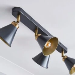 Logan Grey 4 Light Semi Flush Spotlight Bar -Home Lighting Store 1000183040 alt03