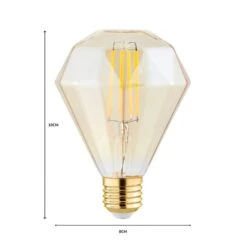 Status Bonny 4W ES ZSH Faceted Dimmable Bulb -Home Lighting Store 1000183074 alt07
