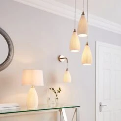 Dorma Purity Ribbed Porcelain Wall Light -Home Lighting Store 1000183102 alt08