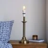 Fluted Candlestick Antique Brass Table Lamp Base 2 Fluted Candlestick Antique Brass Table Lamp Base -Home Lighting Store 20156527