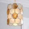 Capiz Champagne Easy Fit Pendant Shade -Home Lighting Store 30049033