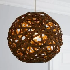 Apollo Bamboo Ball Easy Fit Pendant Shade