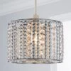 Monica Chrome Easy Fit Pendant Shade -Home Lighting Store 30244164