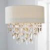 Mila Ivory Jewel Shade Easy Fit Pendant Shade 1 Mila Ivory Jewel Shade Easy Fit Pendant Shade -Home Lighting Store 30244165