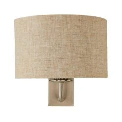 Preston Ivory Linen Shaded Wall Light -Home Lighting Store 30274337 alt04