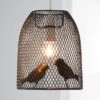 Livry Bird Grey Easy Fit Pendant Shade -Home Lighting Store 30464647