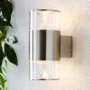 Aden 2 Light Steel Outdoor Wall Light -Home Lighting Store 30623431