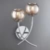 Arta 2 Light Chrome Wall Light -Home Lighting Store 30623808