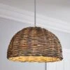 Lari Split Weave Grey Easy Fit Pendant Shade -Home Lighting Store 30625062