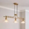 Colt Antique Brass 3 Light Diner Ceiling Light -Home Lighting Store 30647585