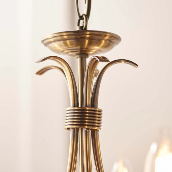 Vogue Bernice Candelabra 5 Light Chandelier 7 Vogue Bernice Candelabra 5 Light Chandelier - Image 5