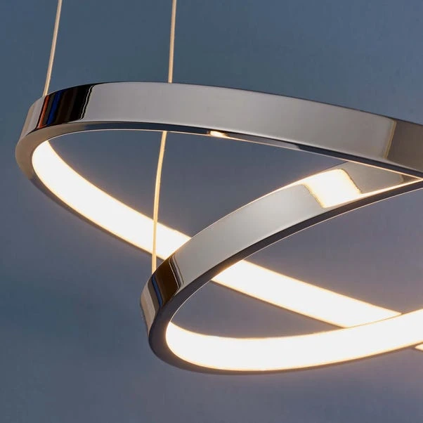 Vogue Kline 2 Light Integrated LED Hoop Ceiling Light 6 Vogue Kline 2 Light Integrated LED Hoop Ceiling Light - Image 4