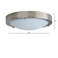 Pluto Bathroom Flush Ceiling Light 26 Pluto Bathroom Flush Ceiling Light -Home Lighting Store 30671411 alt04