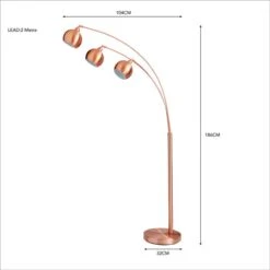 Herm 3 Arm Arc Floor Lamp -Home Lighting Store 30674395 alt04