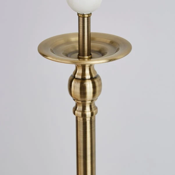 Irene Touch Antique Brass Floor Lamp Base 5 Irene Touch Antique Brass Floor Lamp Base - Image 3