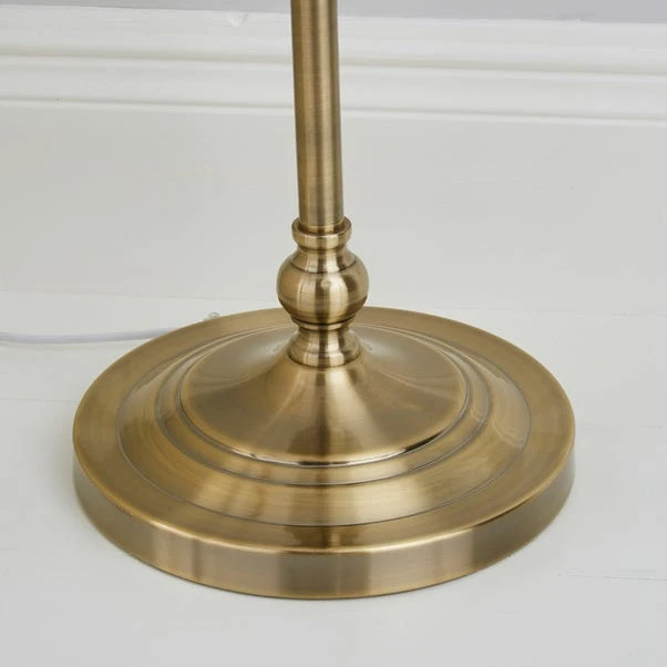 Irene Touch Antique Brass Floor Lamp Base 6 Irene Touch Antique Brass Floor Lamp Base - Image 4