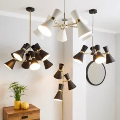 Archie 5 Light Semi Flush Ceiling Light -Home Lighting Store 30690621 alt05