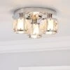 Kylie Bathroom 3 Light Flush Ceiling Light -Home Lighting Store 30713566